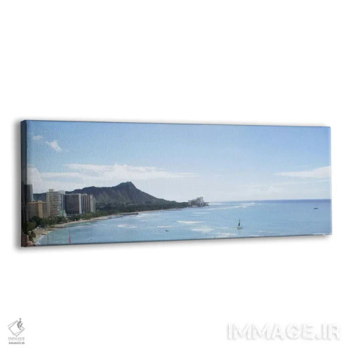 تابلو نمای پانورامای آسماننمای هونولولو اثر هنرمند ناشناس - نمای پرسپکتیو محصول