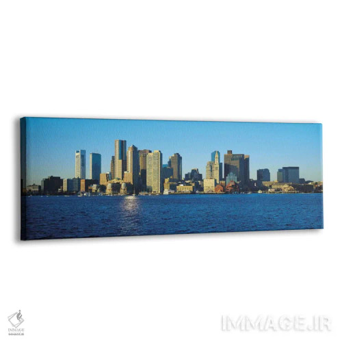 تابلو نمای پانورامای آسماننمای بوستون اثر هنرمند ناشناس - نمای پرسپکتیو محصول