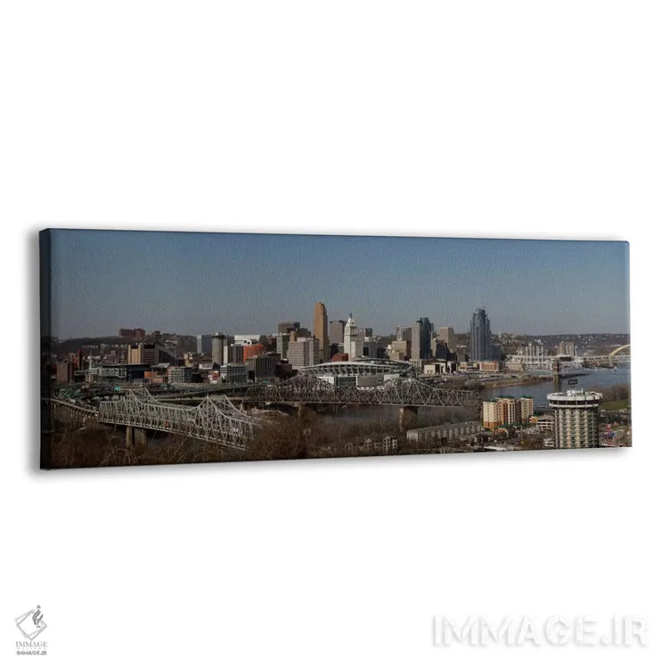 تابلو نمای پانورامای آسماننمای سینسیناتی اثر هنرمند ناشناس - نمای پرسپکتیو محصول