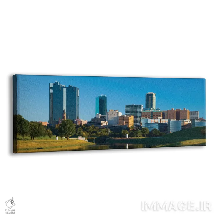 تابلو نمای پانورامای آسماننمای فورت ورث اثر هنرمند ناشناس - نمای پرسپکتیو محصول