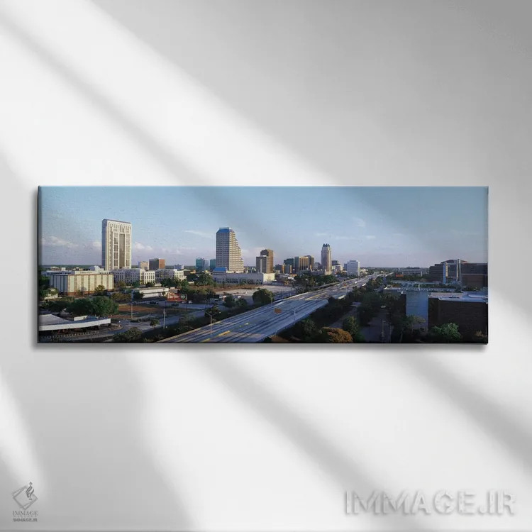 تابلو نمای پانورامای آسماننمای اورلاندو اثر هنرمند ناشناس - نمای روبهرو روی دیوار