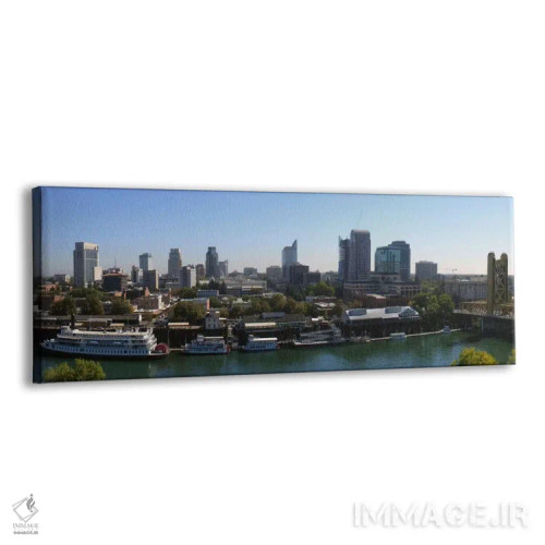 تابلو منظرهٔ گستردهٔ آسماننمای ساکرامنتو اثر هنرمند ناشناس - نمای پرسپکتیو محصول