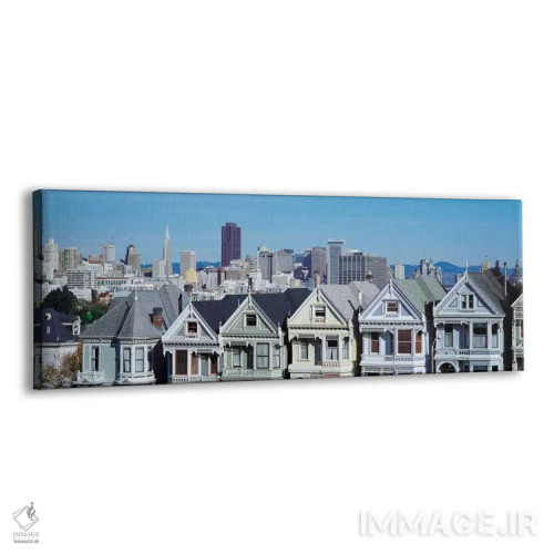 تابلو منظرهٔ گستردهٔ آسماننمای سانفرانسیسکو اثر هنرمند ناشناس - نمای پرسپکتیو محصول