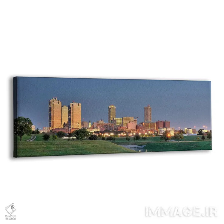 تابلو منظرهٔ گستردهٔ آسماننمای فورتوُرس (عصر) اثر هنرمند ناشناس - نمای پرسپکتیو محصول