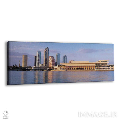 تابلو منظرهٔ گستردهٔ آسماننمای تمپا (عصر) اثر هنرمند ناشناس - نمای پرسپکتیو محصول