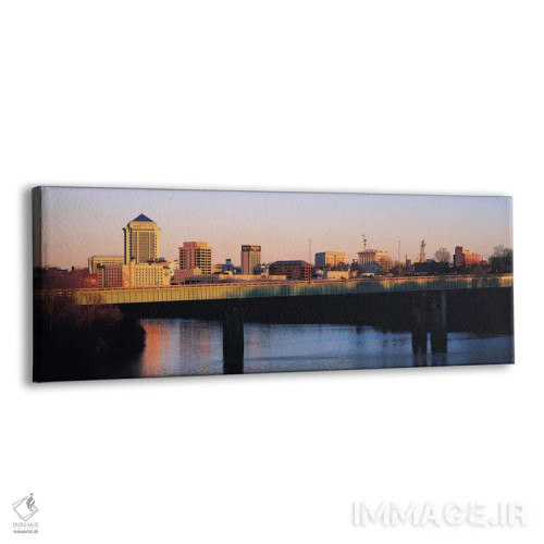 تابلو منظرهٔ گستردهٔ آسماننمای مونتگمری (غروب) اثر هنرمند ناشناس - نمای پرسپکتیو محصول