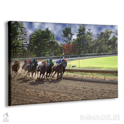 تابلو در پیست مسابقه اثر هنرمند ناشناس - نمای پرسپکتیو محصول