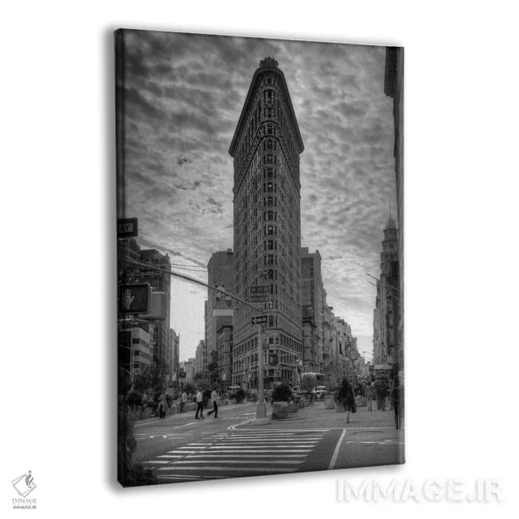 تابلو ساختمان فلتآیرون (نیویورک) اثر کریستوفر بلیس - نمای پرسپکتیو محصول