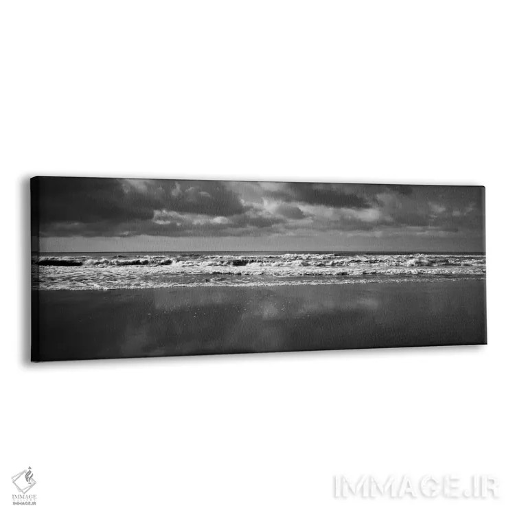 تابلو اقیانوس (سیاه و سفید) اثر مایکل هریسون - نمای پرسپکتیو محصول