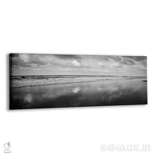 تابلو ساحل (سیاه و سفید) اثر مایکل هریسون - نمای پرسپکتیو محصول