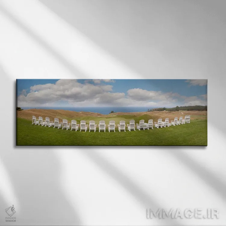 تابلو Michigan ?10,پانورامای Arcadia Bluff، آرکادیا، میشیگان ۲۰۱۰ اثر مونته ناگلر - نمای روبهرو روی دیوار