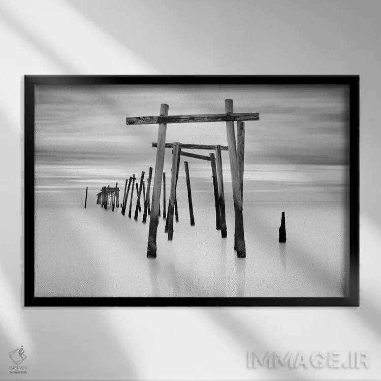 تابلو عدد پی دوباره اثر جفری آنسل آگرونس - نمای قابدار مشکی