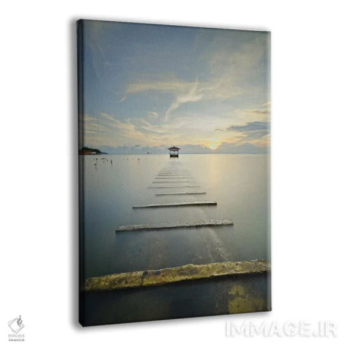 تابلو قطار اقیانوسی اثر مایکل د گوژمان - نمای پرسپکتیو محصول