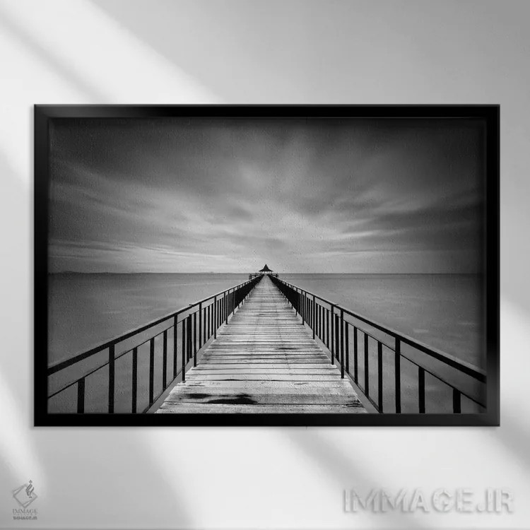 تابلو استقامت اثر مایکل د گوژمان - نمای قابدار مشکی