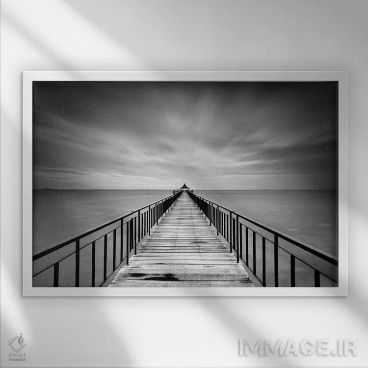 تابلو استقامت اثر مایکل د گوژمان - نمای قابدار سفید