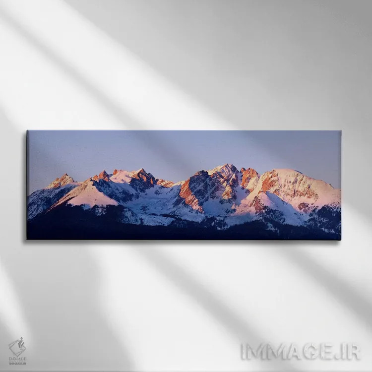 تابلو رشتهکوه راکی اثر دن بالارد - نمای روبهرو روی دیوار