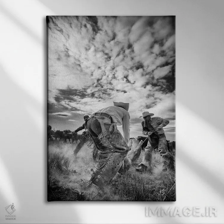 تابلو غبار اثر دن بالارد - نمای روبهرو روی دیوار