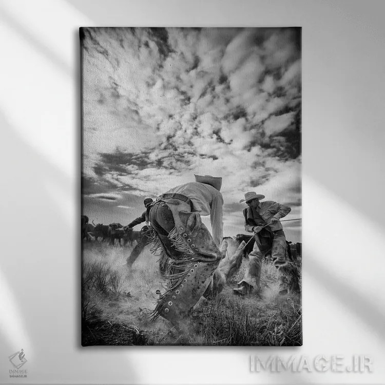 تابلو غبار اثر دن بالارد - نمای روبهرو روی دیوار