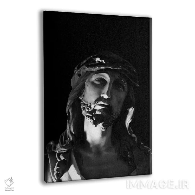 تابلو مجسمهٔ عیسی مسیح اثر هنرمند ناشناس - نمای پرسپکتیو محصول