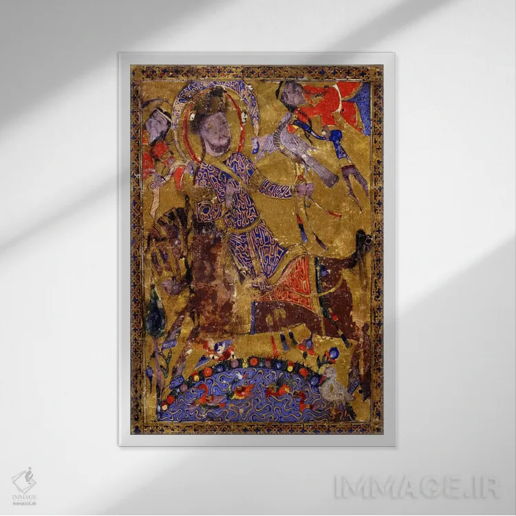 تابلو تابلو شعر عربی (اسلامی) اثر هنرمند ناشناس - نمای قابدار سفید