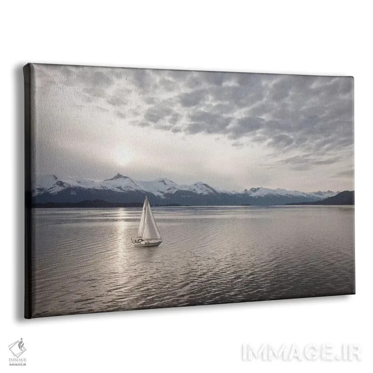 تابلو Alaska '09,کشتیرانی در غروب، آلاسکا ۲۰۰۹ اثر مونته ناگلر - نمای پرسپکتیو محصول