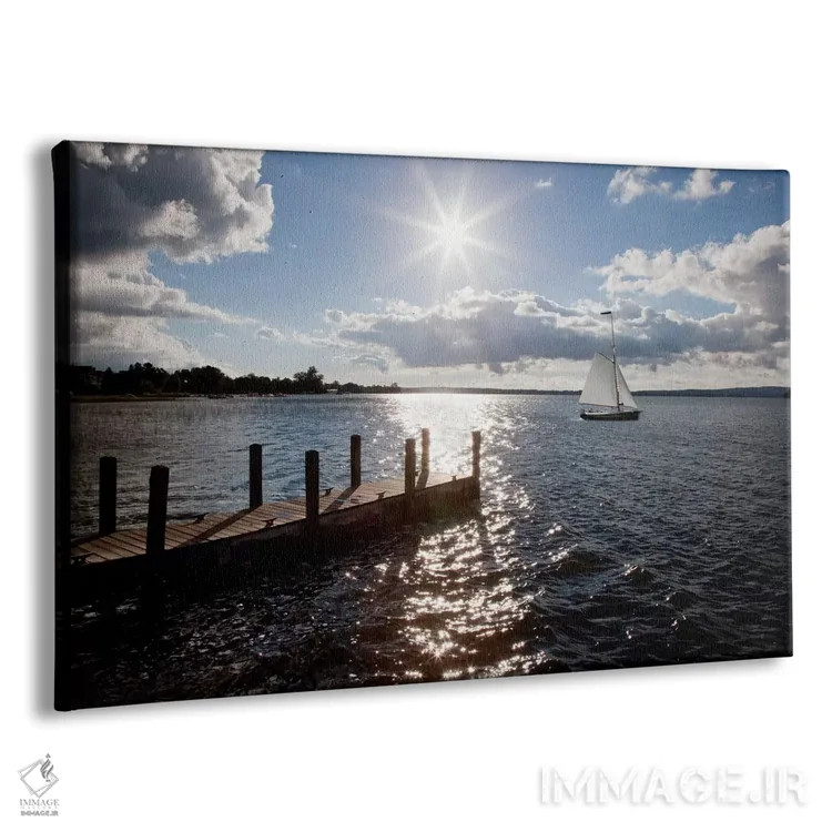 تابلو Michigan '10,طلوع آفتاب در دریاچه کروکد کانوی، میشیگان ۲۰۱۰ اثر مونته ناگلر - نمای پرسپکتیو محصول