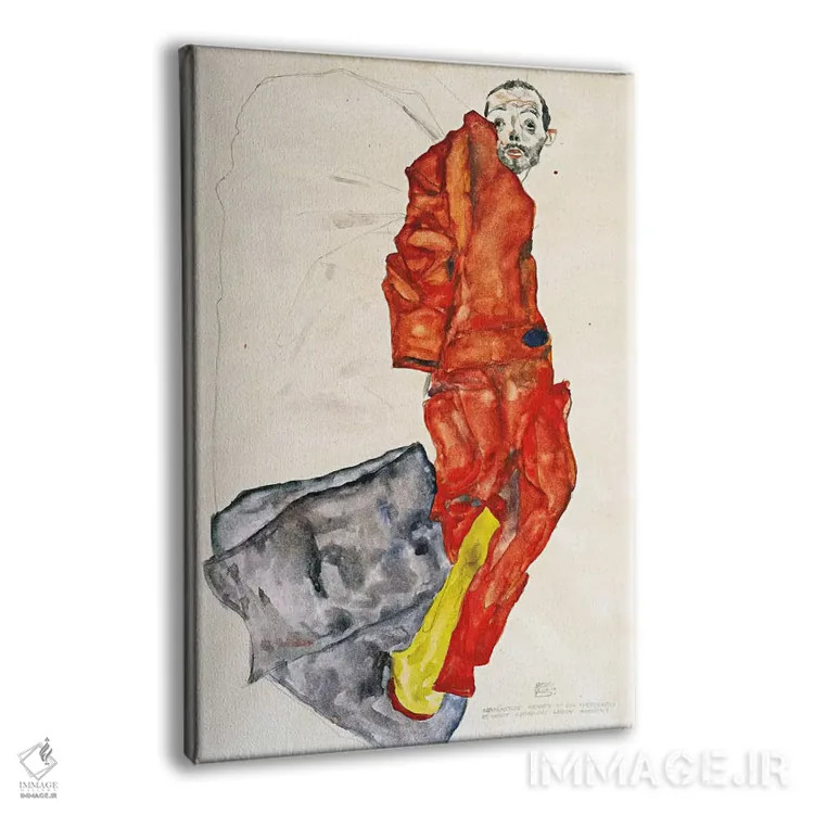 تابلو It is Murdering Life in the Bud,مزاحمت برای هنرمند جرم است، این کشتن زندگی در نطفه است اثر اگون شیله (نقاش اتریشی) - نمای پرسپکتیو محصول