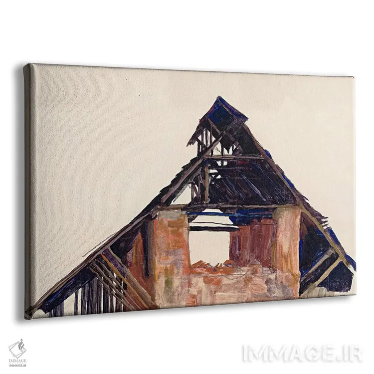 تابلو شیروانی قدیمی اثر اگون شیله (نقاش اتریشی) - نمای پرسپکتیو محصول