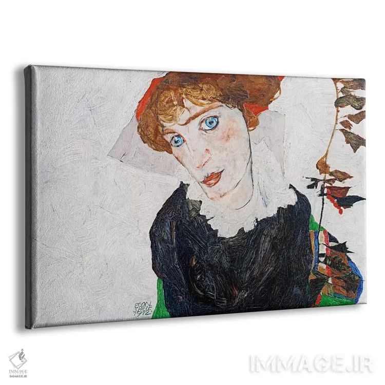 تابلو پرتره والی نویتسیل اثر اگون شیله (نقاش اتریشی) - نمای پرسپکتیو محصول