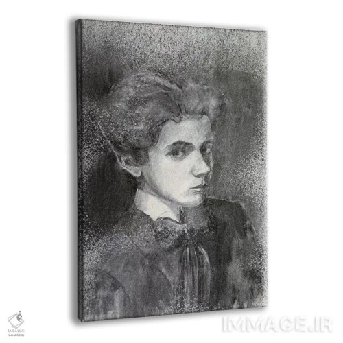 تابلو خودنگاره چهارم اثر اگون شیله (نقاش اتریشی) - نمای پرسپکتیو محصول