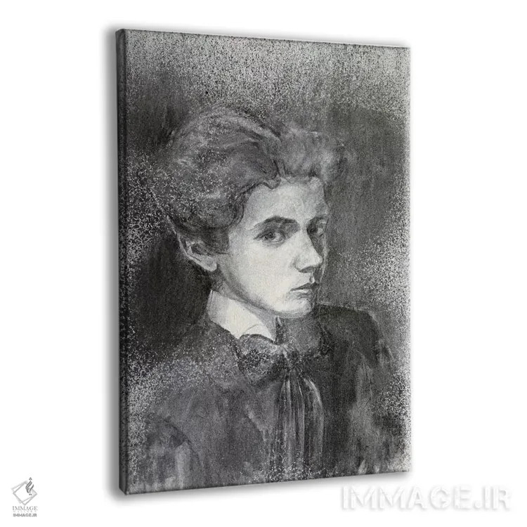 تابلو خودنگاره چهارم اثر اگون شیله (نقاش اتریشی) - نمای پرسپکتیو محصول