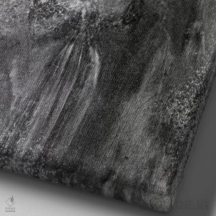 تابلو خودنگاره چهارم اثر اگون شیله (نقاش اتریشی) - نمای نزدیک بافت بوم