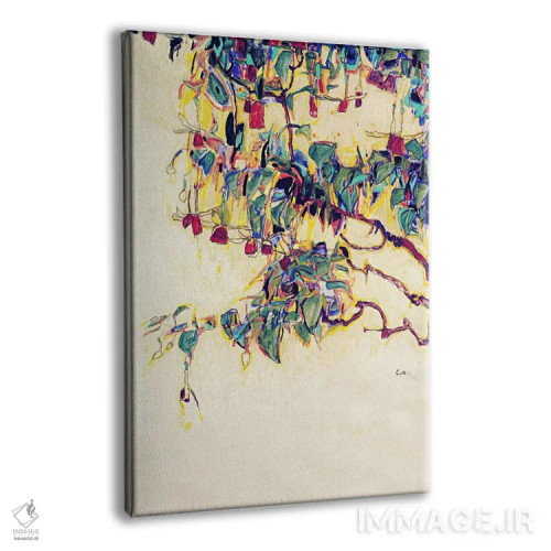 تابلو درخت خورشید اثر اگون شیله (نقاش اتریشی) - نمای پرسپکتیو محصول