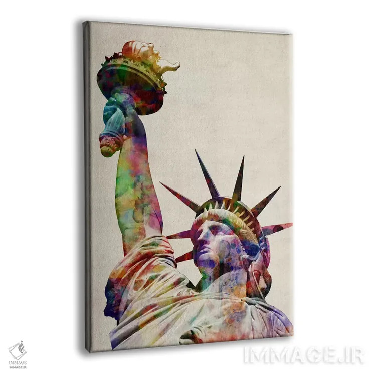 تابلو تندیس آزادی (آمریکا) اثر مایکل تامپست - نمای پرسپکتیو محصول