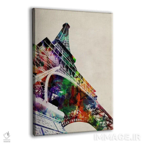 تابلو برج ایفل (آبرنگ) اثر مایکل تامپست - نمای پرسپکتیو محصول