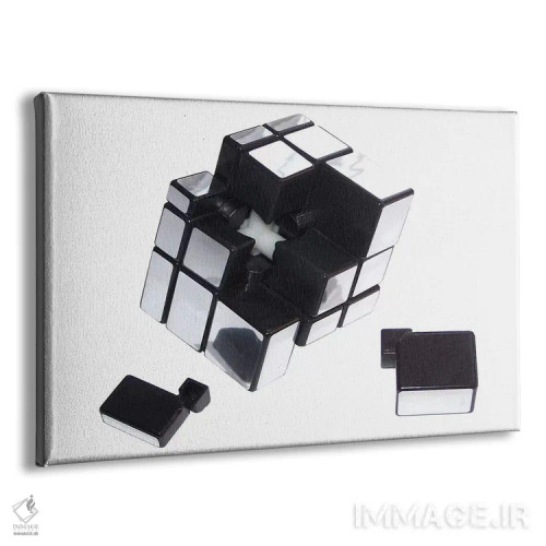 تابلو مکعب آینهای جداشده (پازل تصویری) اثر توماس (نام کوچک؛ در صورت نیاز به توضیح بیشتر مشخصتر بیان شود) - نمای پرسپکتیو محصول