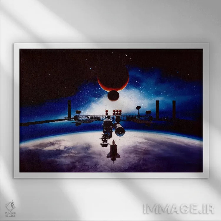 تابلو سرنوشت برای خورشید اثر هنرمند ناشناس - نمای قابدار سفید