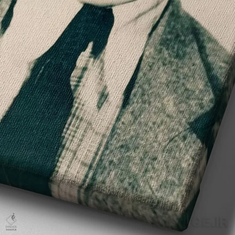 تابلو جان دیلینجر اثر فایو بای فایو کالکتیو - نمای نزدیک بافت بوم