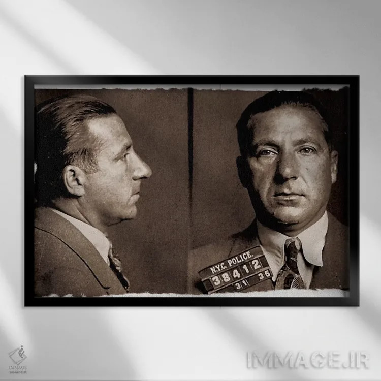 تابلو فرانک کاستلو اثر فایو بای فایو کالکتیو - نمای قابدار مشکی