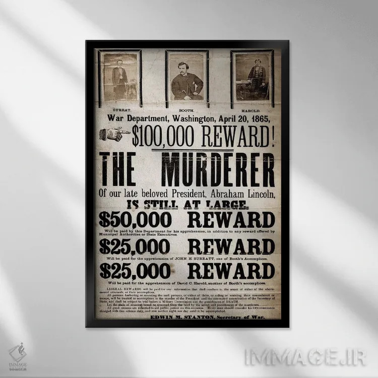 تابلو زنده یا مرده اثر فایو بای فایو کالکتیو - نمای قابدار مشکی