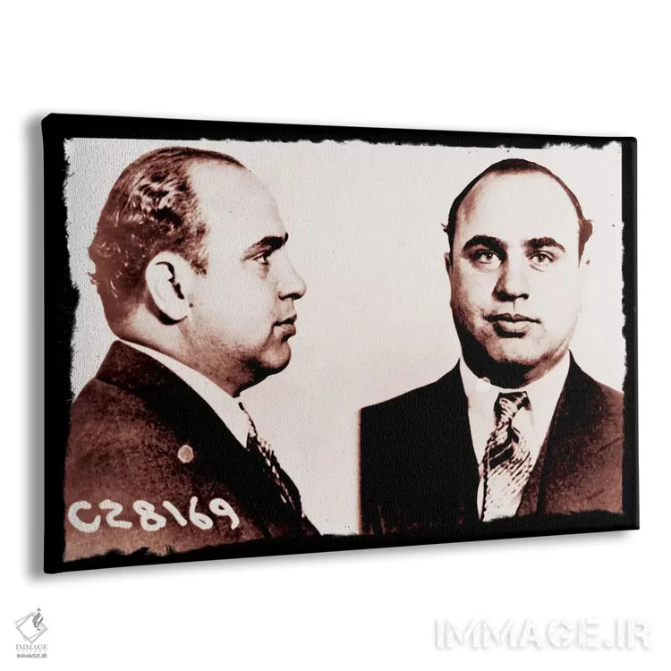 تابلو عکس بازداشت آلفونس گابریل آل کاپون ۲ اثر فایو بای فایو کالکتیو - نمای پرسپکتیو محصول