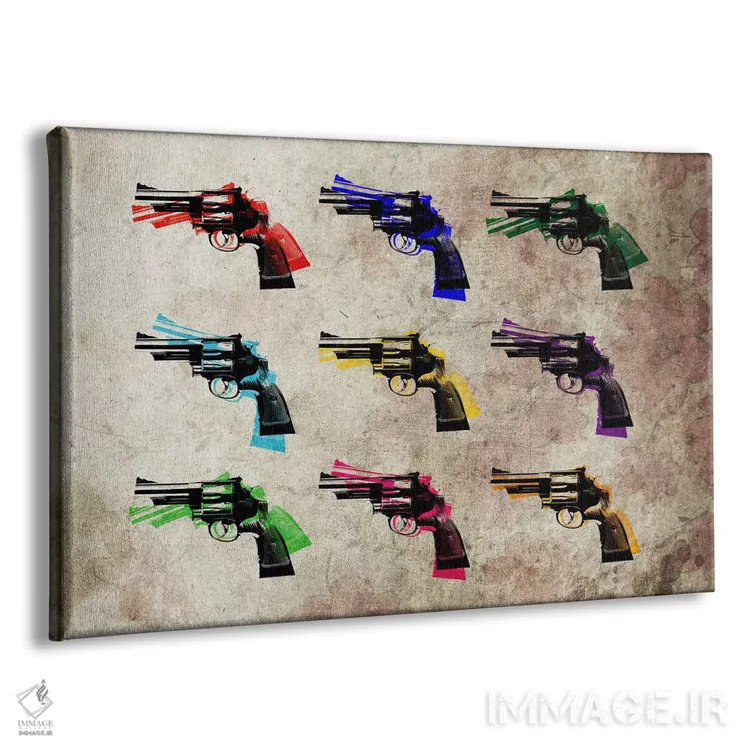 تابلو نه هفتتیر اثر مایکل تامپست - نمای پرسپکتیو محصول