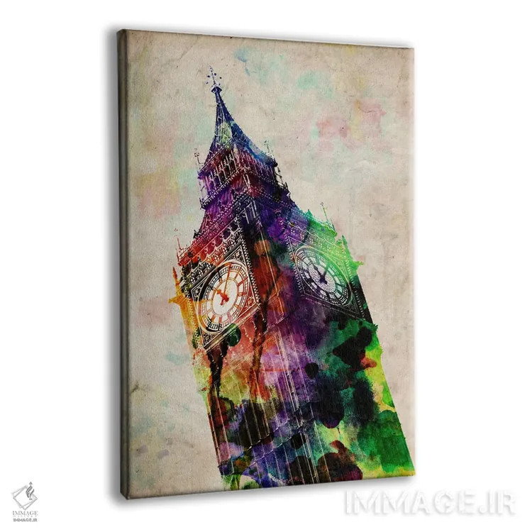 تابلو بیگ بن لندن اثر مایکل تامپست - نمای پرسپکتیو محصول