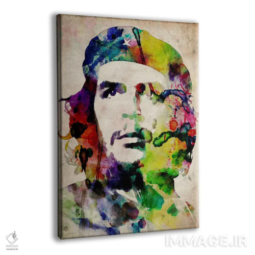 تابلو چه گوارا با آبرنگ شهری اثر مایکل تامپست - نمای پرسپکتیو محصول