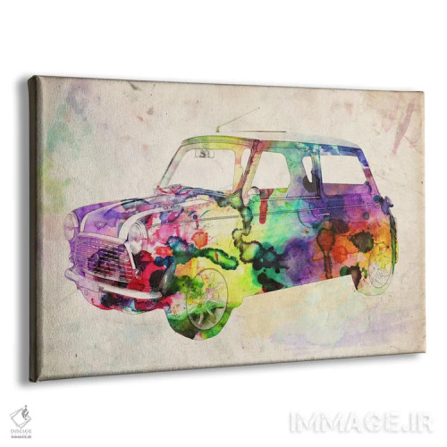 تابلو مینی کوپر (شهری) ۲ اثر مایکل تامپست - نمای پرسپکتیو محصول