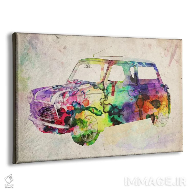 تابلو مینی کوپر (شهری) ۲ اثر مایکل تامپست - نمای پرسپکتیو محصول