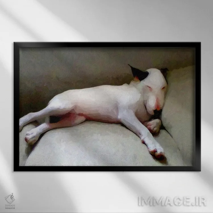 تابلو بول تریر اثر مایکل تامپست - نمای قابدار مشکی