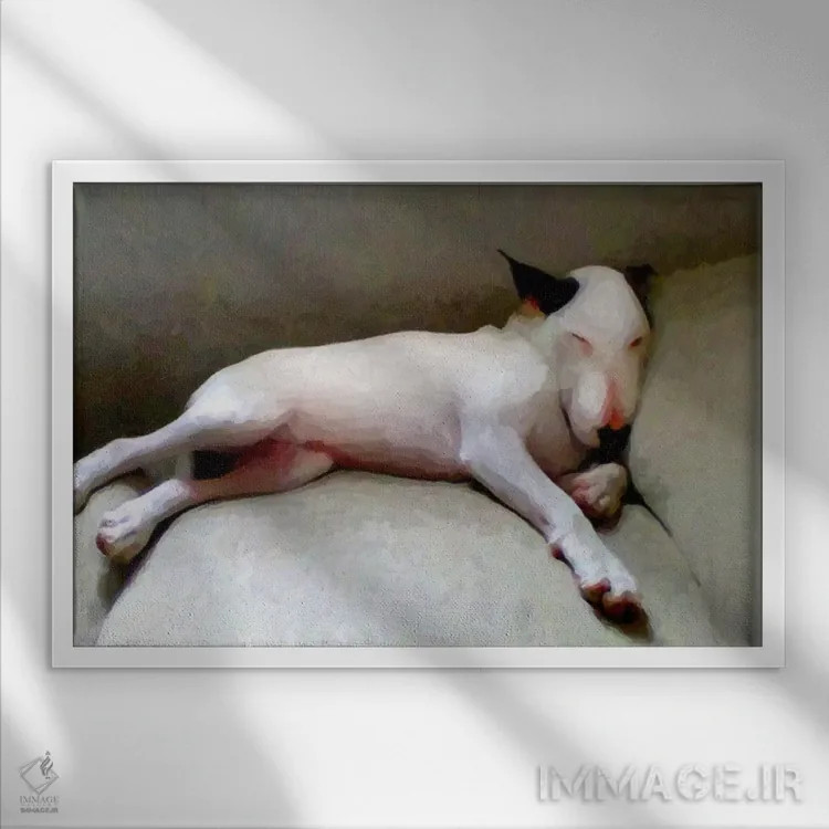 تابلو بول تریر اثر مایکل تامپست - نمای قابدار سفید