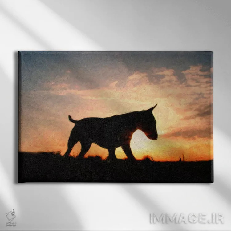 تابلو بول تریر انگلیسی اثر مایکل تامپست - نمای روبهرو روی دیوار