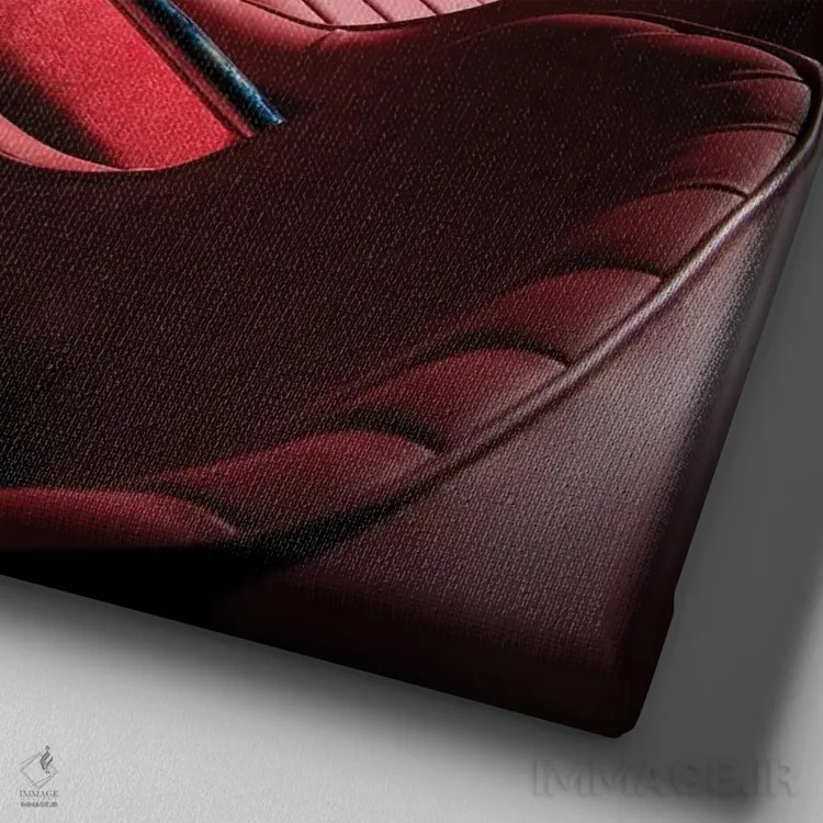 تابلو داخلی خودروی AC Ace اثر هنرمند ناشناس - نمای نزدیک بافت بوم